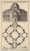 Plan of a mansion house for Lord Nelson at Burnham Market, Norfolk 1799 print