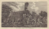 St Mary the Virgin church ruined tower, Great Shelford. Cambridgeshire 1799