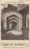 Tudor's Gate at Abergavenny Monmouthshire. Brass at Dorchester-on-Thames 1802