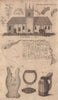 Sempringham Abbey Church, Lincolnshire. Newton's flagon. Siver ring 1802 print