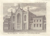 Former Tavistock or Woburn Gothic Chapel near Tavistock Square, London 1802
