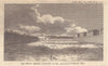 View of The West India Docks in March 1802. Canary Wharf, London 1802 print