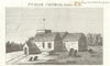 View of the Church of the Blessed Mary, Upham in Hampshire. SMALL 1808 print