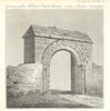 The Gateway of the Abbot's Court-house at Queen Charlton, Somerset 1811 print