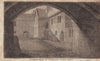 Interior view of Allington Castle in Kent 1811 old antique print picture