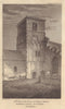 View of the tower of St Peter's Church, Barton-Upon-Humber, Lincolnshire 1816