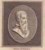 Théodore de Bèze / Beza, translator of the New Testament. France. SMALL 1797