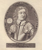 General Oliver Cromwell. English Civil War 1799 old antique print picture