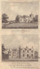 Views of St Peter's Round Tower Church & Merton Hall, Merton, Norfolk 1825