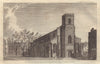 Former Church of St Katharine by the Tower demolished in 1821, London 1826