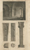 Remains of the Collegiate Church of St Martin's Le Grand, City of London 1818