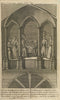 Merlin's Cave at the Royal Gardens, Richmond Lodge, London 1735 old print