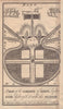 The Garden of Eden before God destroy'd it with the Flood. GENTS MAG 1737 map