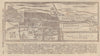 A Plan of the City of Edinburgh. GENTLEMAN'S MAGAZINE 1745 old antique map