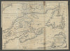 The Coast of New England, Nova Scotia, New France or Canada. GENTS MAG 1746 map