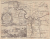 Countries adjacent to Carlisle shewing the Route of the Rebels. SMITH 1746 map
