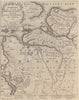 The Marquisate & Plan of Bergen Op Zoom with the French Camp… GENTS MAG 1747 map