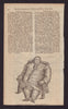 Edward Bright of Malden, Essex, remarkable for his bulk. A large gentleman 1751