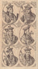Sapac Incas. Roca Yuhar-Huacac Viracocha Pacha-Cutec Yupan Tupac-Yupanqui 1752