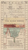 Chart of the History of Spain. Timeline. Decorative. GENTS MAG 1753 old print