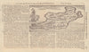 A View and Description of the Isle of Procida, near Naples. Italy 1753 print