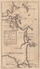 The Coast of Britany between St. Malo's & Cancale Bay. Dinard GENTS MAG 1758 map