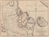 Plan of Stralsund with the Trenches Lines & Batteries… GENTS MAG 1758 old map