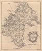 Old Map of the Continent… Europe Africa Asia Eastern Hemisphere. GIBSON 1758