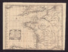Chart of the coast of France from Ostend to Cape Finisterra… GENTS MAG 1758 map