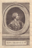 Portrait of His Majesty King George the IIId of England. GENTS MAG 1760 print