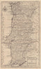 A Map of the Kingdom of Portugal by John Gibson. Gentleman's Magazine 1762