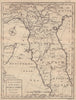 An Accurate Map of His RH the Duke of York's journey thro Italy… GIBSON 1764