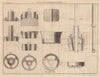 A new-invented Pump-bucket, or Piston. Science. Engeineering 1765 old print