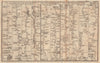 London-Chelmsford-Colchester-Harwich/Yarmouth road strip map GENTS MAG 1766