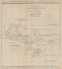 Track of the Dolphin… Swallow & Endeavour through the South Seas… BOWEN 1773 map