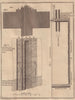 Plan of the Bird Pit, Cairo. Figures & Hieroglyphics at the Entrance 1781