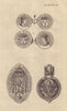 Lewis XII of France Gold medals. Greek Sclavonian medals. Churchill Priory 1782