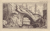 View of Pierre Pertuis. Switzerland. Tavannes. GENTS MAG 1782 old print