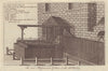 The new Platform & Gallows in the Old Bailey. Newgate prison, London 1783