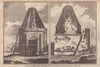 Views of a Tartarian Koschkena near the River Tahusak. Kyrgyzstan 1786 print