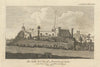 The North East View of Shrewsbury Castle, Shropshire. GENTS MAG 1788 old print