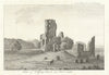 Ruins of Wolstrop [or Woolsthorpe] Church nr Belvoir Castle, Leicestershire 1789