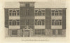 View of General Monk's House in Grub Street, London. Now Barbican Estate 1790
