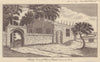 Steane church, St Peter from Steane Park, Northamptonshire. GENTS MAG 1790