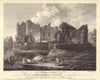 Beverstone Castle, Beverston, Gloucestershire. GROSE 1778 old antique print