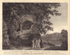 The Hermitage at Warkworth, Northumberland. GROSE 1779 old antique print