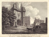 Lancaster Castle, Lancashire. GROSE 1779 old antique vintage print picture
