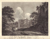 North Aspect of Furness Abbey, Barrow-in-Furness, Cumbria. GROSE 1779 print