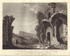 St. Anthony's Chapel, Edinburgh, Scotland. GROSE 1779 old antique print