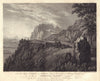 Stirling Castle, Scotland. GROSE 1779 old antique vintage print picture